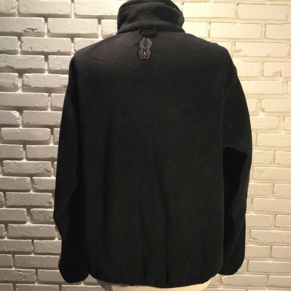 Spyder Vintage black oversized fleece jacket 12 - Picture 4 of 7